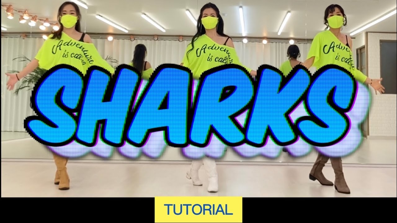 [중급] 스텝구성이 멋진!  Sharks  linedance | Tutorial | Intermediate | 샥스 라인댄스 스텝설명
