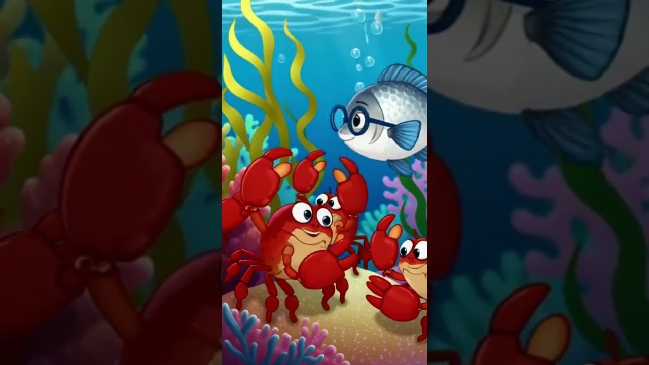 Funny Fish Story | Nursery Rhymes & Kids Songs | Kids Poem & Bedtime Story 🌙✨