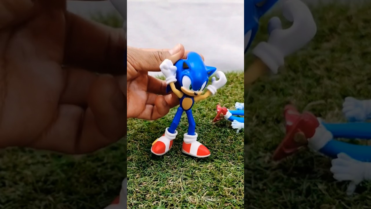 COMPARACION SONIC FIGURAS OFICIALES VS DEL TIANGUIS #Shorts