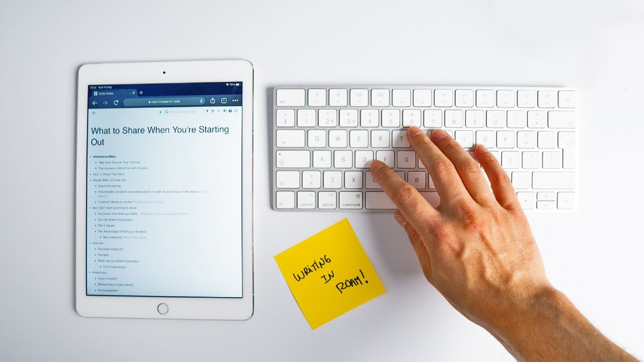 How I Use Roam Research to Write Articles