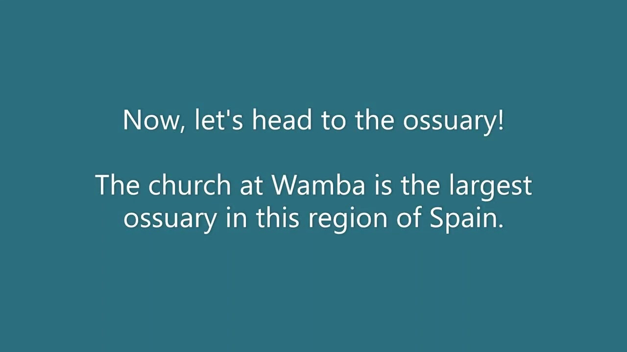 The Global Professlohr: Wamba Ossuary