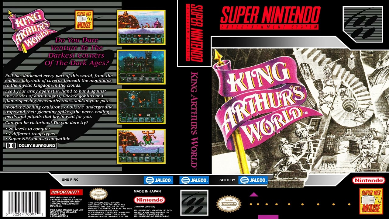 [SNES] King Arthur's World / Funky Goblin / Argonaut Software