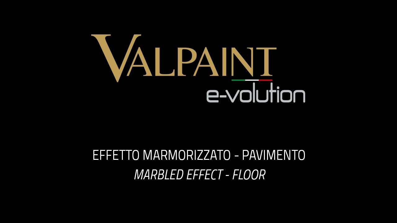 VALPAINT E-VOLUTION FLOOR  Effetto Marmorizzato - Official Video