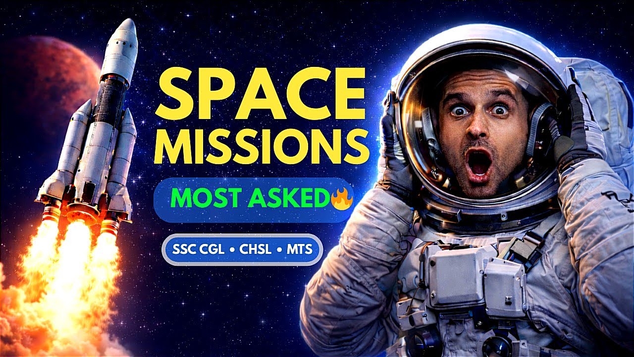 All Space Science For CGL Mains🔥|One Shot Revision