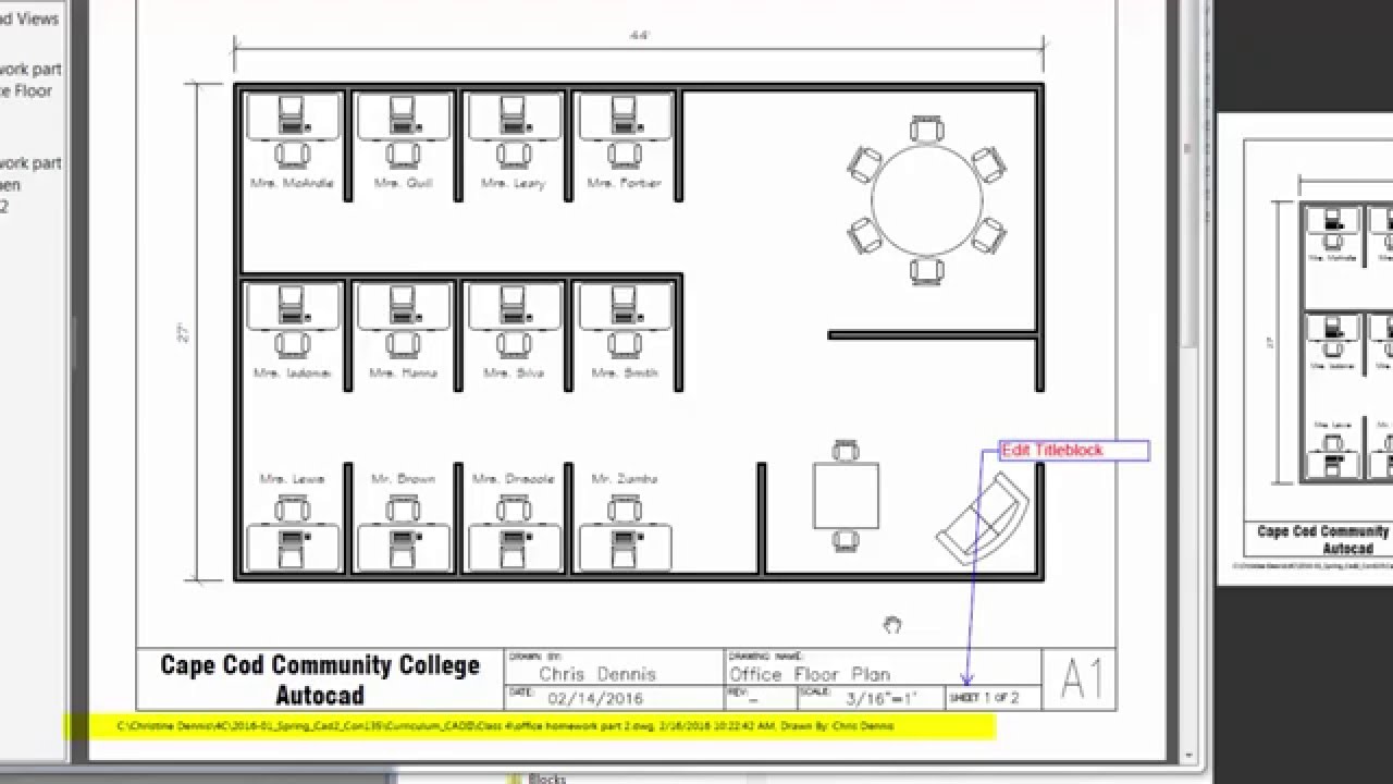 Autocad 2016 - Plot Stamp #66
