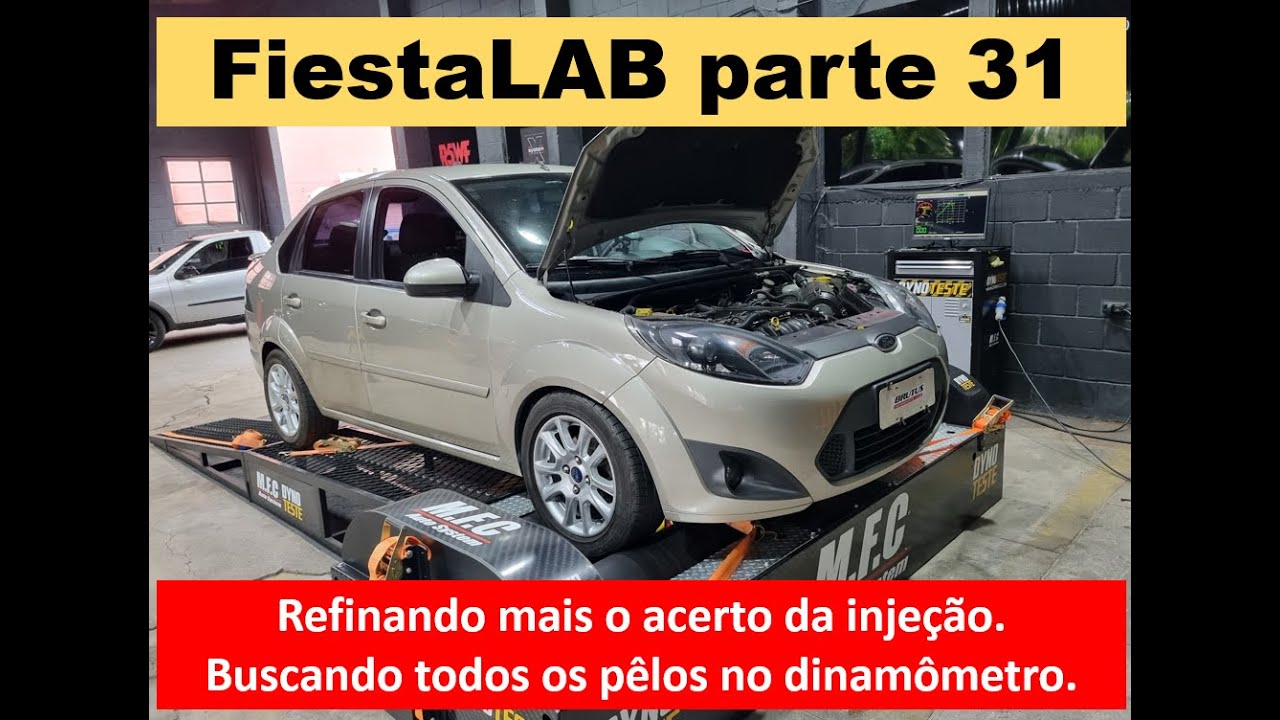 FiestaLAB parte 31: Mais uma vez no dinamômetro buscando todos os cavalos possíveis com o acerto