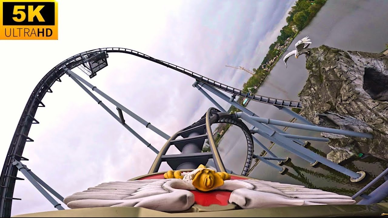 Lech Coaster POV 5K INTENSE Vekoma Bermuda Blitz Legendia, Poland