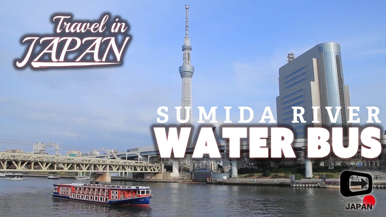 Travel in Japan | Water Bus in Sumida river Asakusa | 隅田川・水上バス