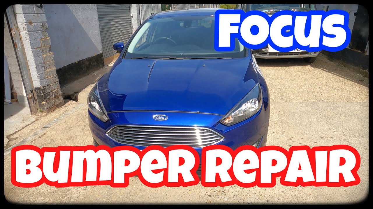 Ford Focus bumper repair snapped in 5 places