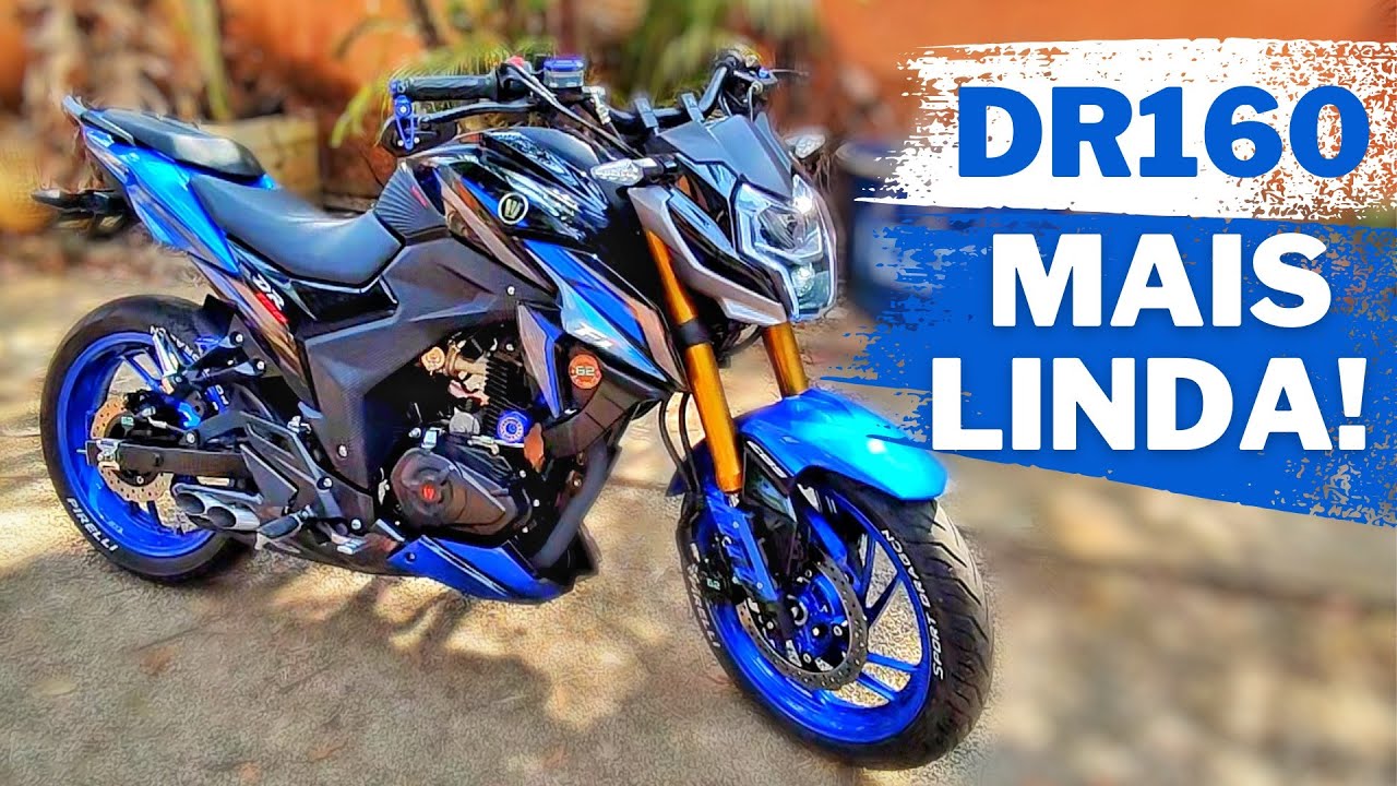 Essa é a DR 160 mais bonita do Brasil!