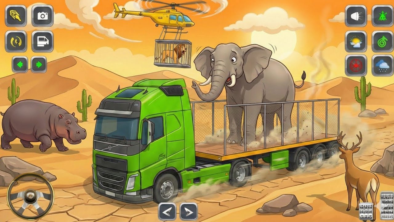 Animal Cargo Truck Driving Game 3D -Animal Transport Cargo Truck 2026 Android Gameplay #2 | Darcrays