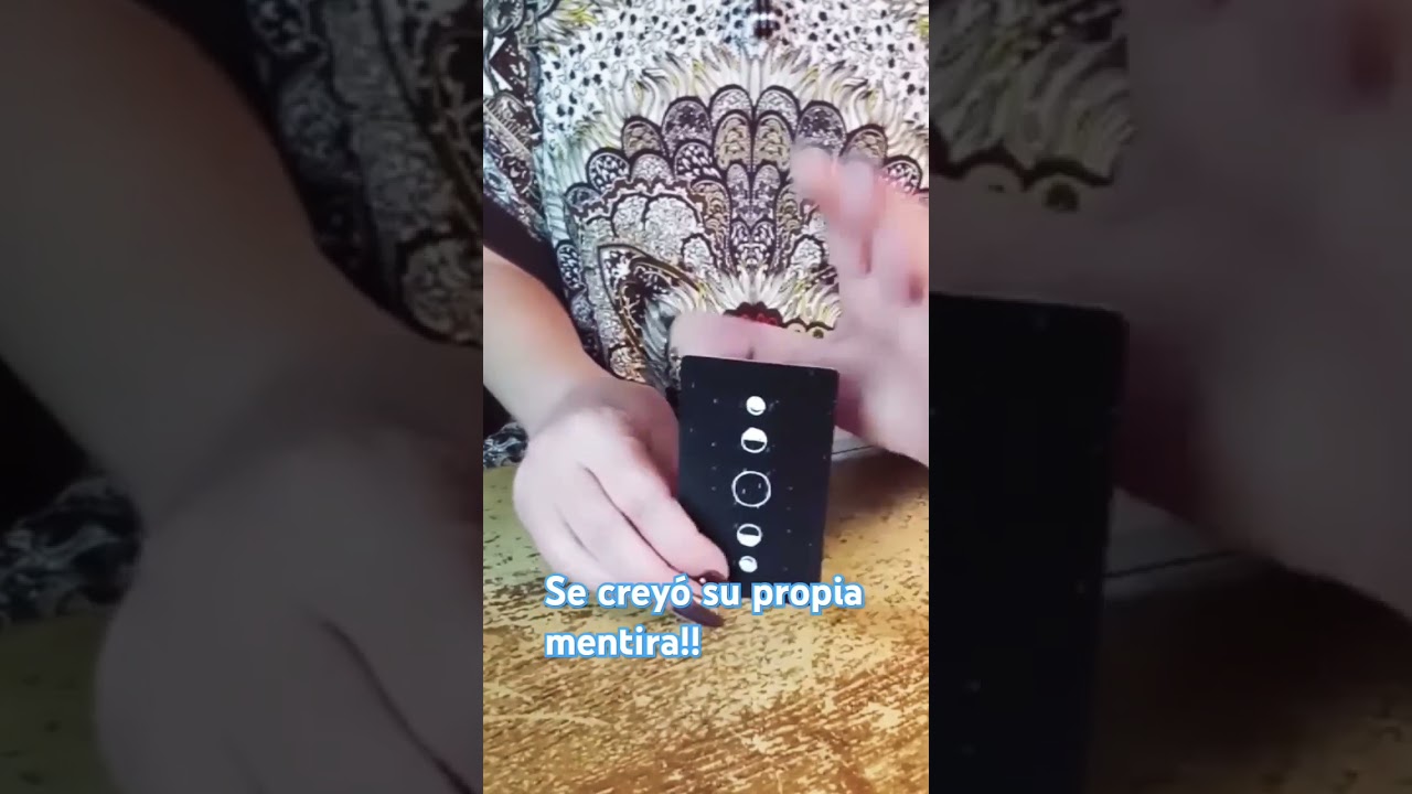 SE CREY&Oacute; SU PROPIA MENTIRA. #tarotmagiaespiritual #tarot #amor #lecturacartas