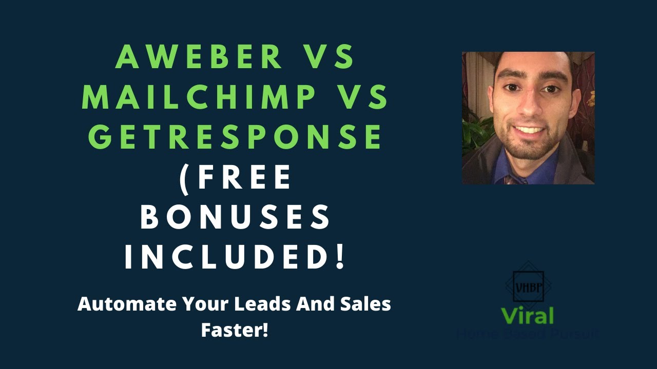 Aweber vs Mailchimp vs GetResponse(FREE Bonuses Included) - Automate Your Leads And Sales Faster!