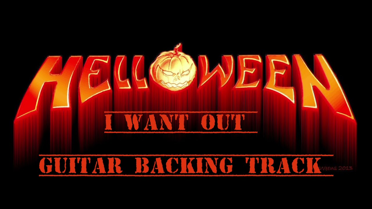 HELLOWEEN - I WANT OUT -GUITAR BACKING TRACK  ( All Harmonies, Vocals)