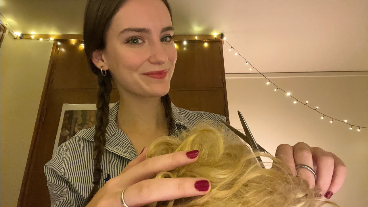 relaxing ASMR barbershop | whispers, shaving foam, haircut (roleplay)