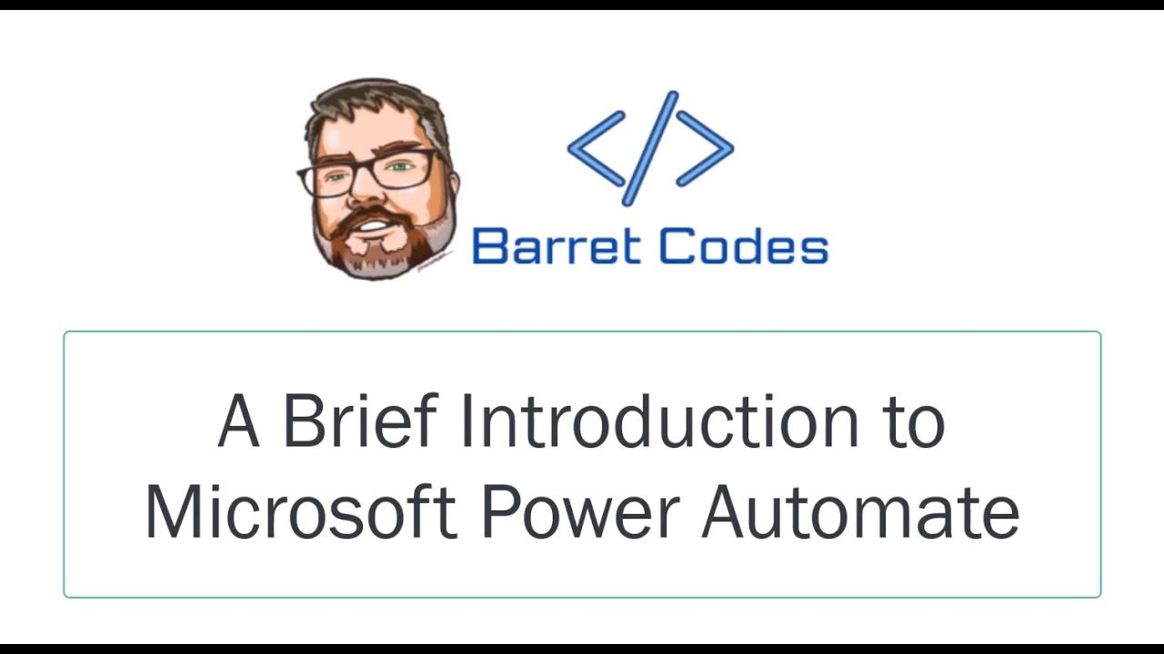 An Introduction to Microsoft Power Automate