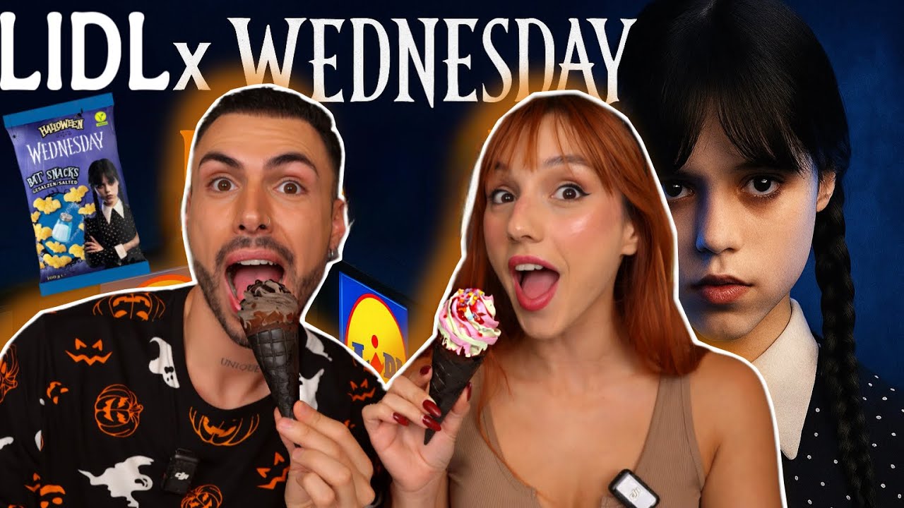 &Delta;&omicron;&kappa;&iota;&mu;ά&zeta;&omicron;&upsilon;&mu;&epsilon; ό&lambda;&alpha; &tau;&alpha; Wednesday X Lidl Halloween snacks Feat. @MariannaGrfld | The The Real 