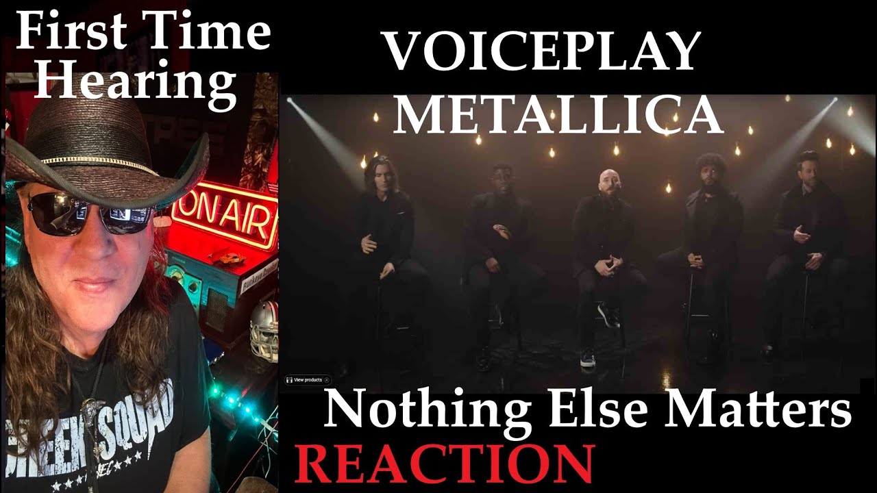 First time hearing VOICEPLAY Nothing Else Matters - Metallica Ft J.NONE REACTION #voiceplay