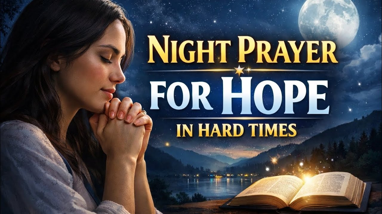 Night Prayer for Hope in Hard Times | Trust God When Life Feels Heavy.