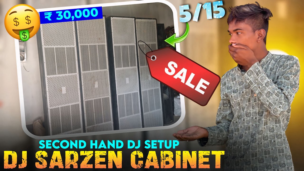 Dj Sarzen Cabinet 5/15 Dj Setup Sell 💸 Second Hand Dj Setup ₹ 30,000