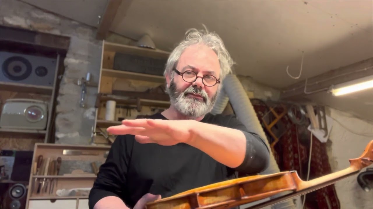 #72 - Отделка грифа скрипки