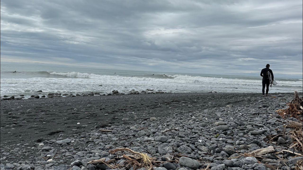 SCORED WAVES IN KAIKOURA AND DITCHED THE VAN