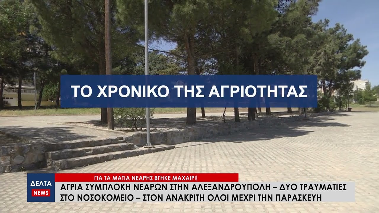 ΣΟΚ στην Αλεξανδρούπολη: Άγρια συμπλοκή μεταξύ νεαρών – 2 τραυματίες στο Νοσοκομείο