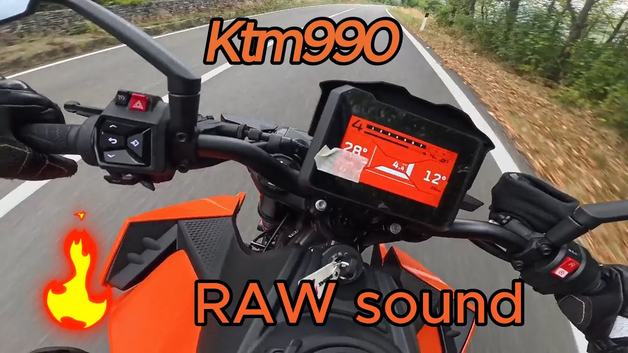 Ktm 990 duke on board RAW sound