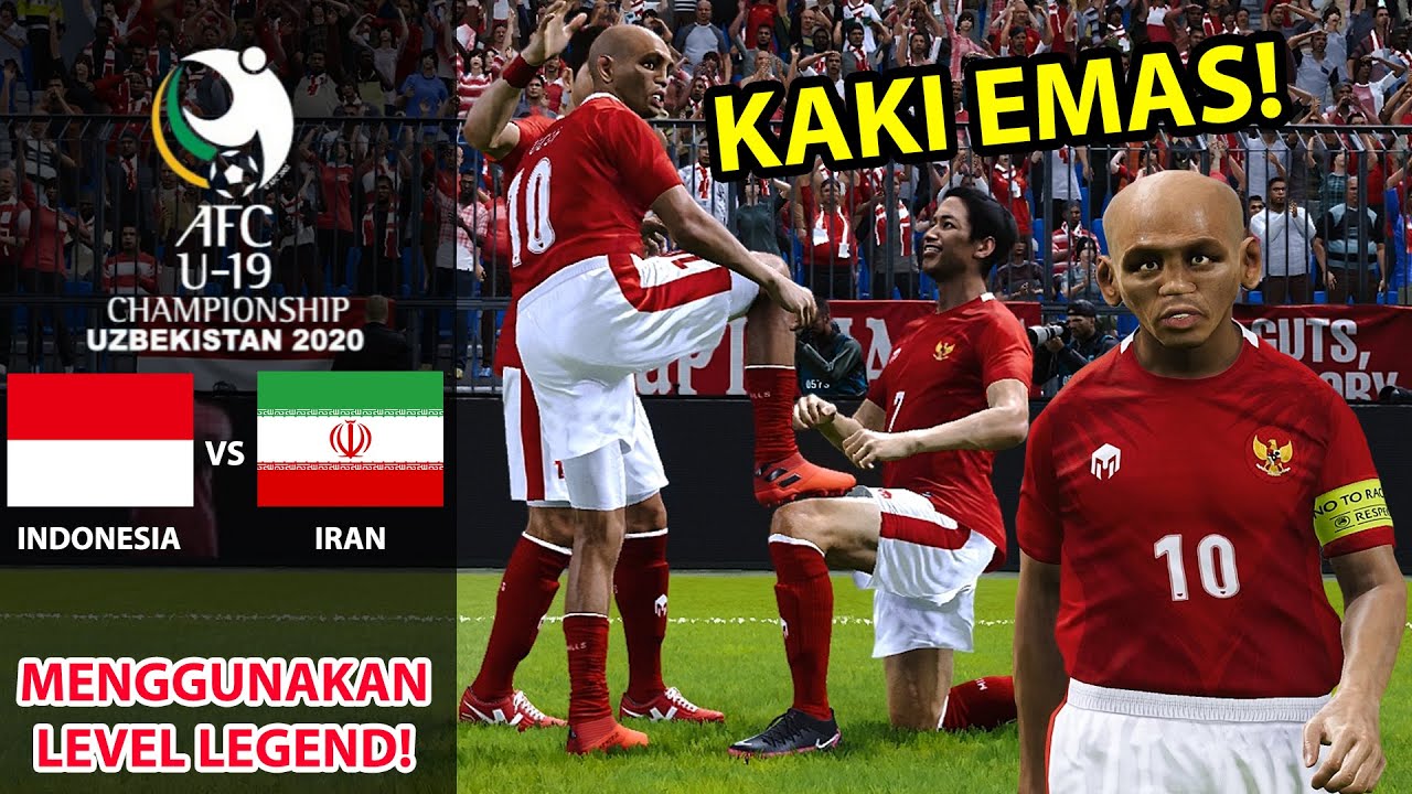 KAKI EMAS SI BOTAK CIPTAKAN GOL YANG MANTAP | INDONESIA VS IRAN | PIALA ASIA U-19 (2)
