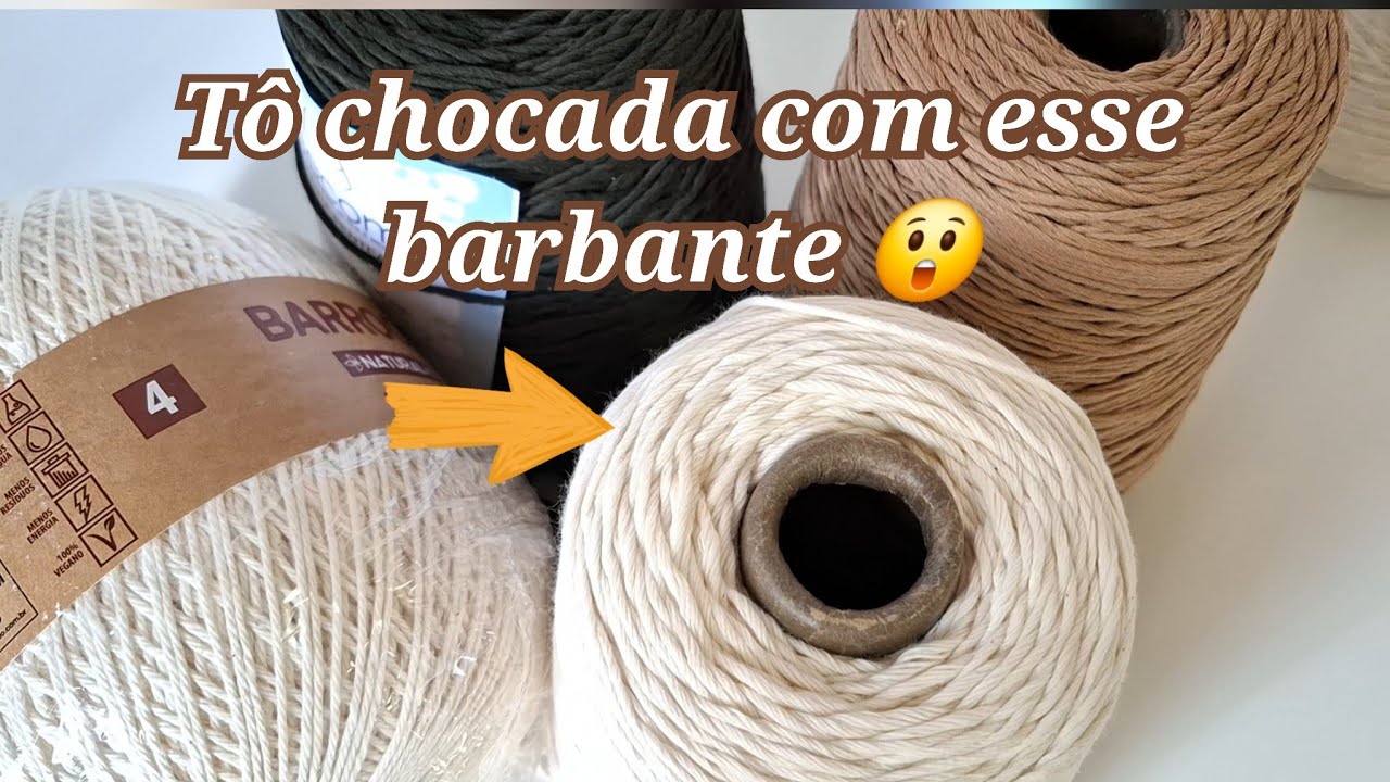 🧶 Testando Nova Marca de Barbante | Comprinhas para Crochê✨️@CrisArtesCroche 