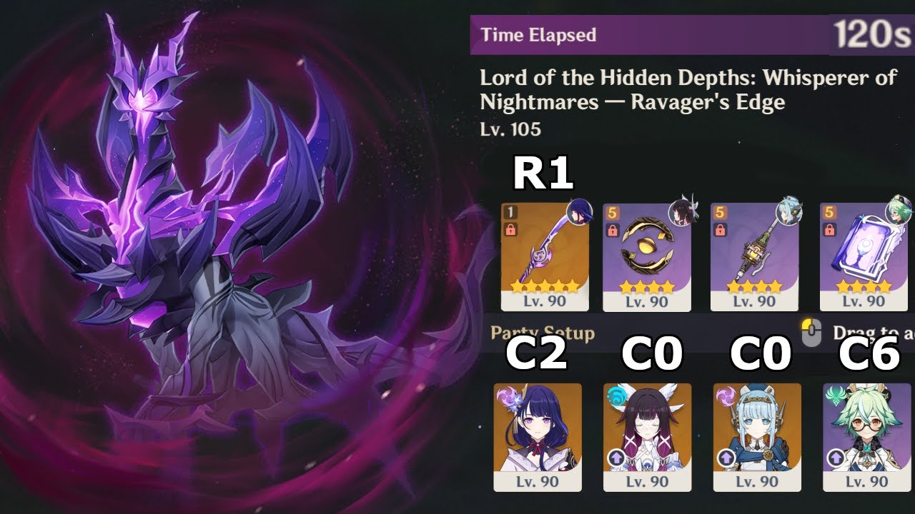 C2R1 Raiden + Bineffa - 6.3 Stygian Onslaught Lv 5 Fearless - The dog | 120s |