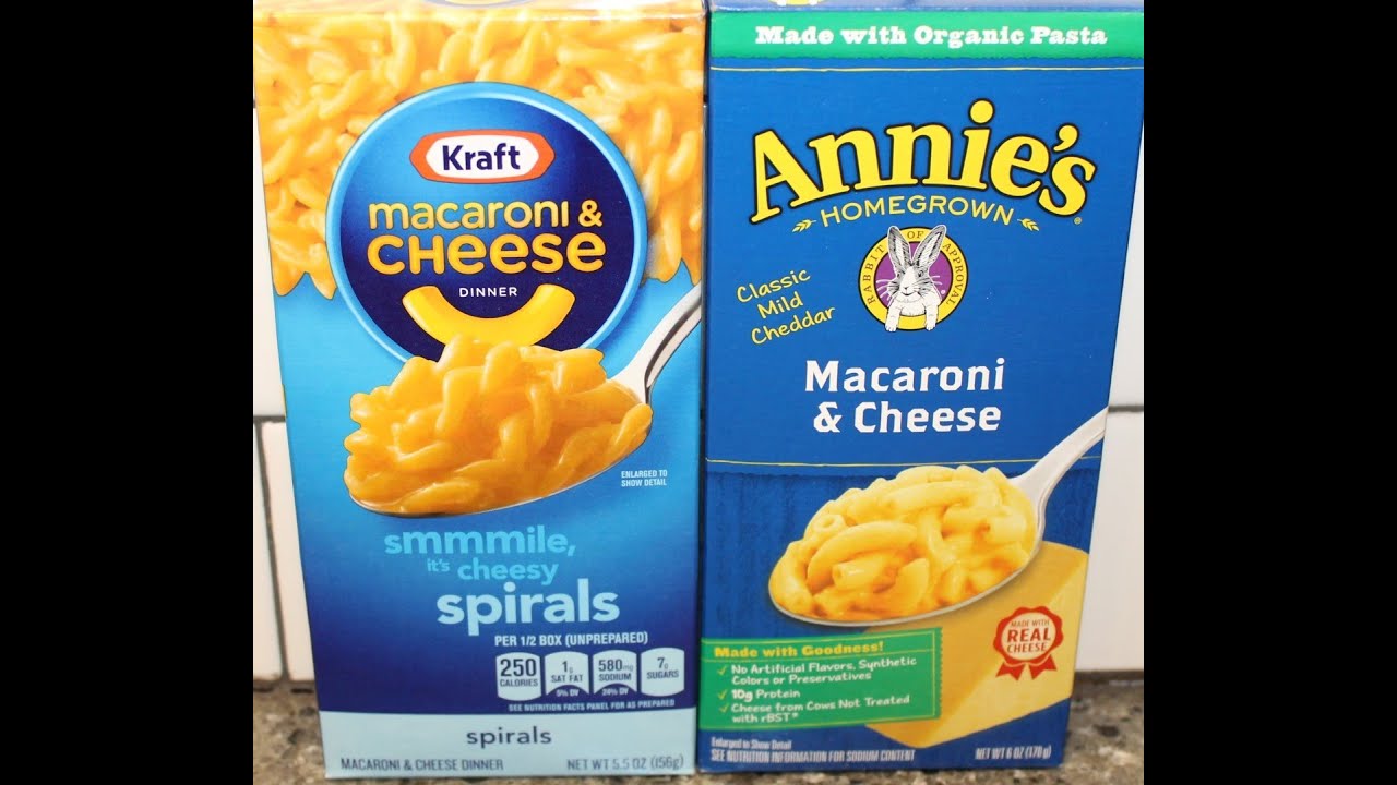 Macaroni & Cheese: Kraft vs Annie’s Comparison & Review