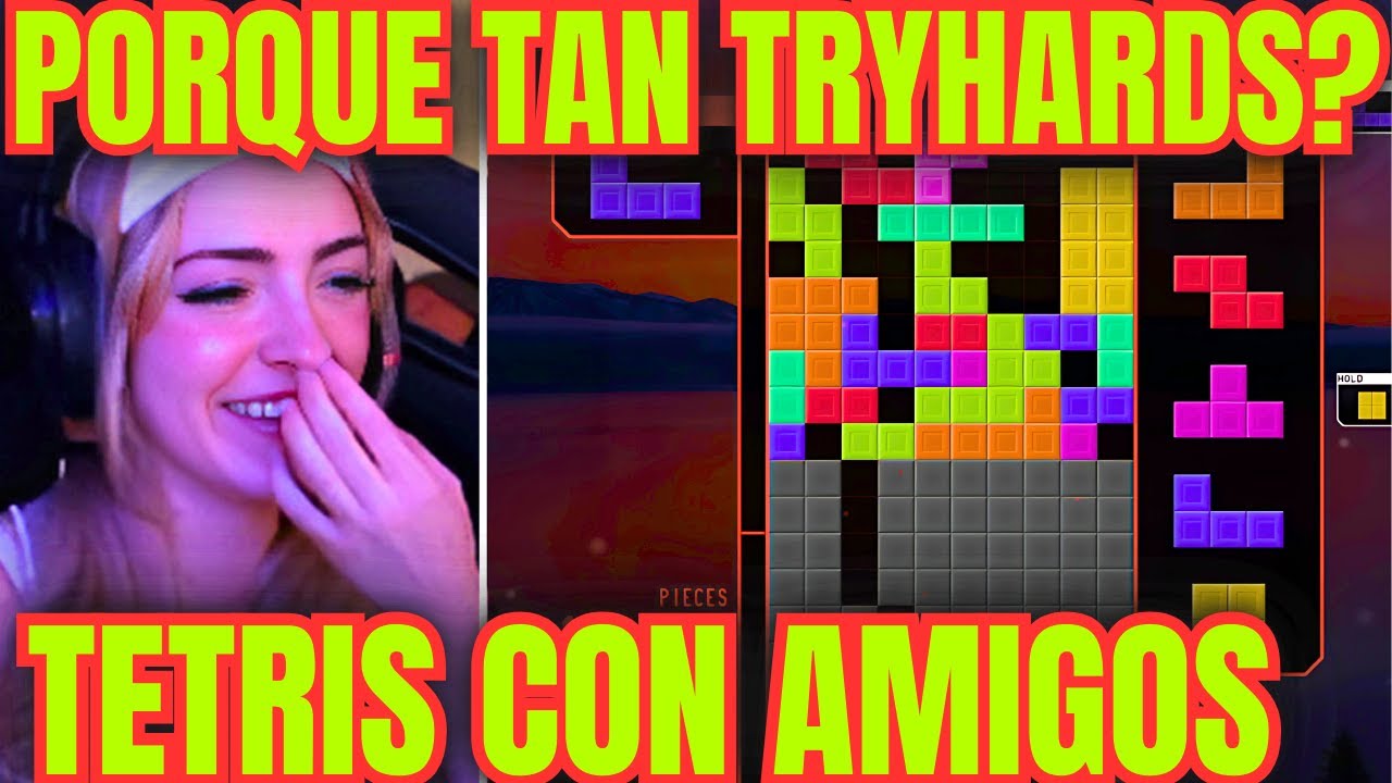 SYLVEE SE PONE TRYHARD EN TETRIS🧩 COMPETITIVOS CON DAARICK, SHAD ANSI Y ANDREH🎮