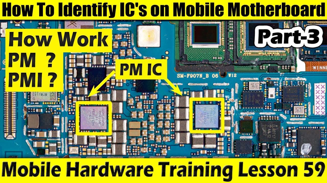 How PM IC Work in Mobie | What is PM IC | Power Management IC | Mobile Hardware Training Lesson 59