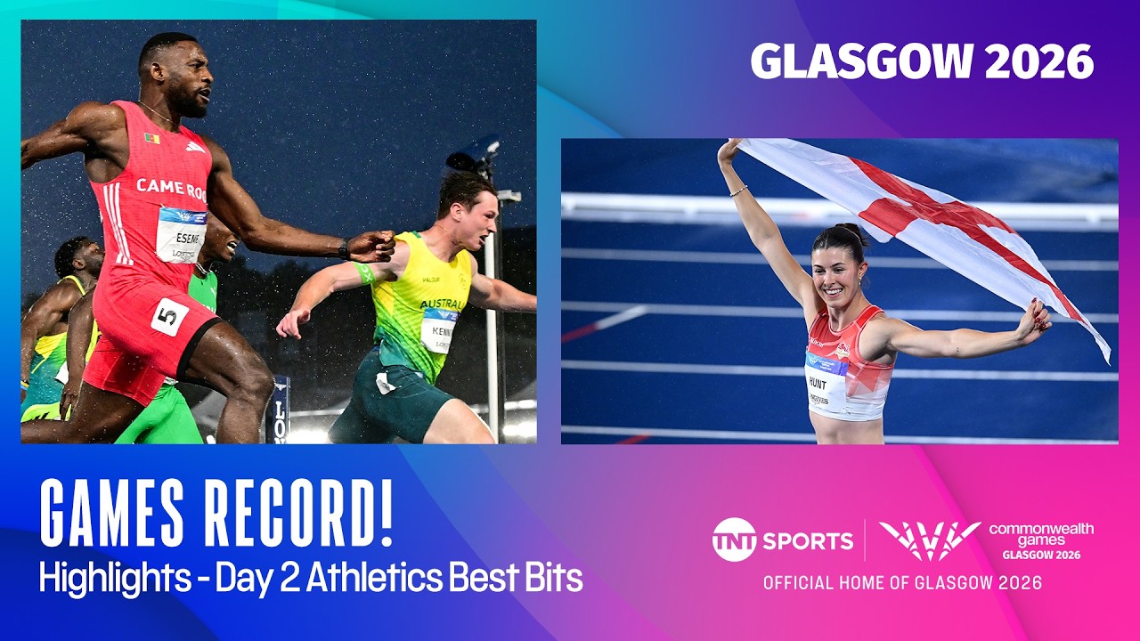 LIGHTNING-FAST NIGHT! ⚡ | Athletics Best Bits Glasgow 2026 Commonwealth Games