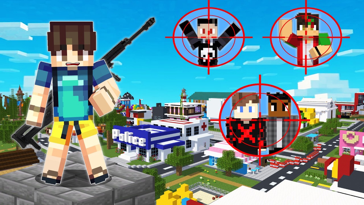 Having A HITMAN Life and Save My FRIEND in Minecraft (Tagalog)