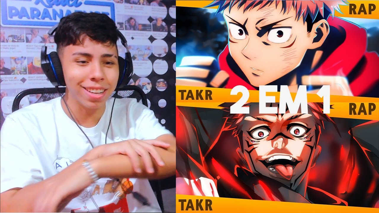 REACT Rap do Yuji Itadori & Rap do Sukuna (Jujutsu Kaisen) - O REI DAS MALDIÇÕES