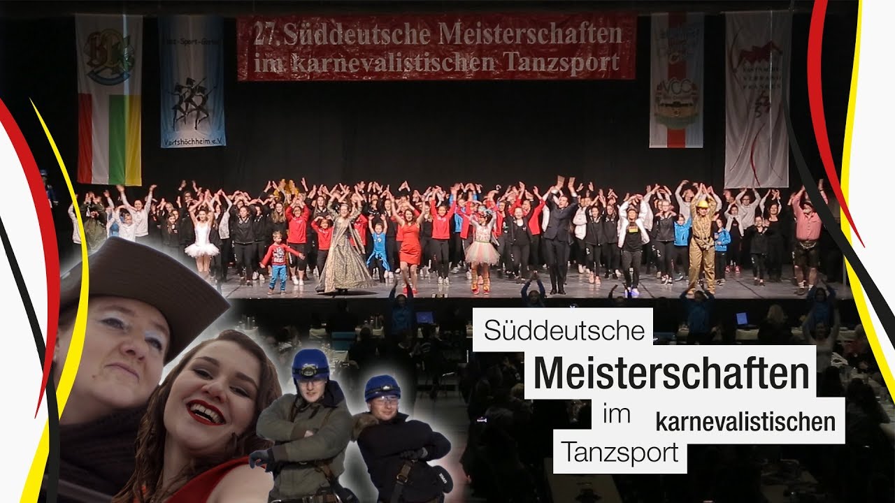 Eröffnung & Flashmob Süddeutsche Meisterschaft 2018 karnevalistischer Tanzsport