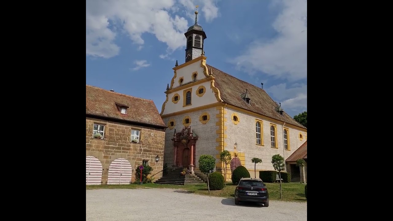 Замок Schloss Eyrichshof, Германия, город Эберн, Бавария