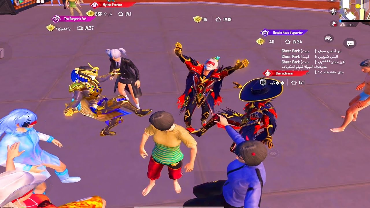 Бот Gucci Noob prank🥵в парке поддержки 👀#pubgmobile #pubgcheerpark #gucci