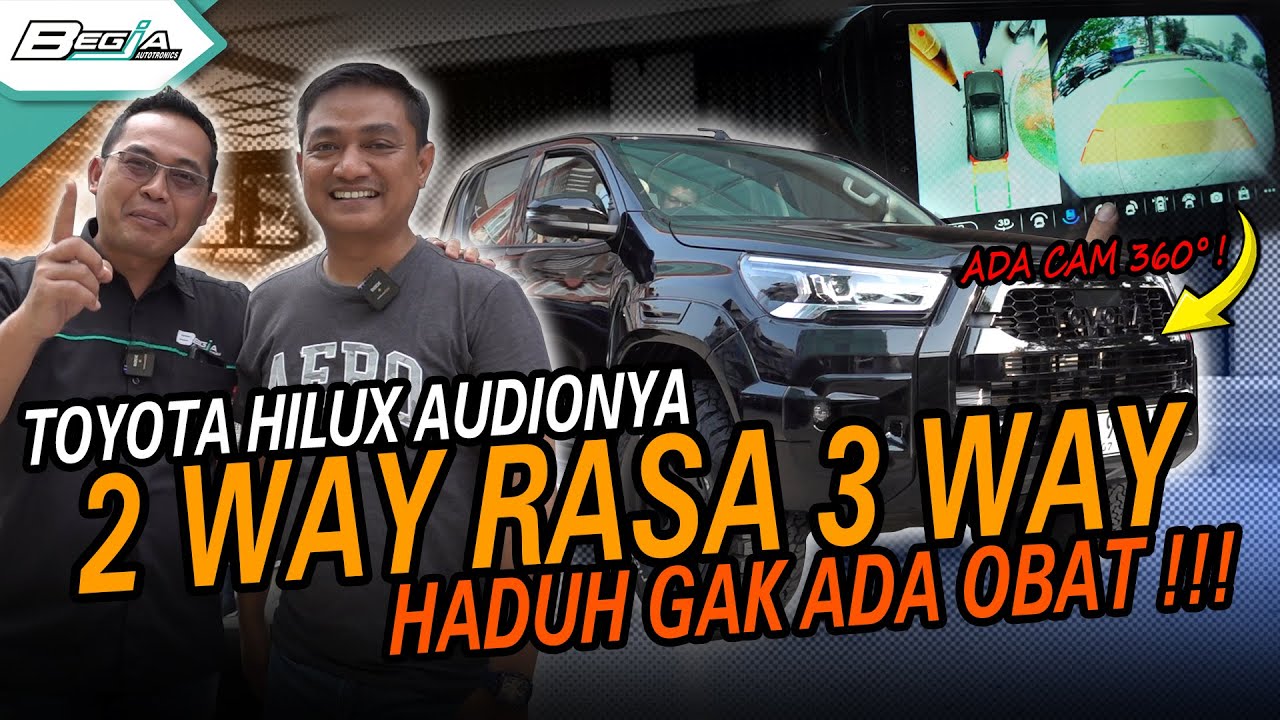 TOYOTA HILUX UPGRADE AUDIO OEM HIGH END | SUARANYA BIKIN GELENG GELENG KEPALA !!!