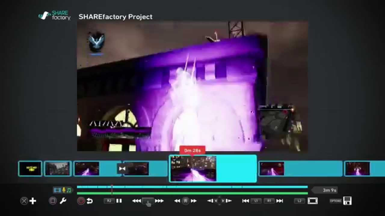 SHAREfactory na PlayStation 4