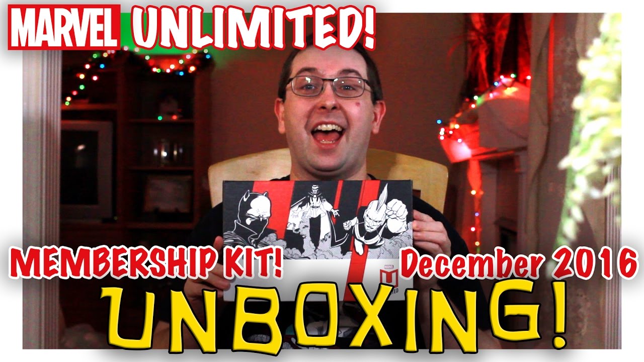 UNBOXING! Marvel Unlimited Membership Kit December 2016 - #Marvel #Comics #Legends