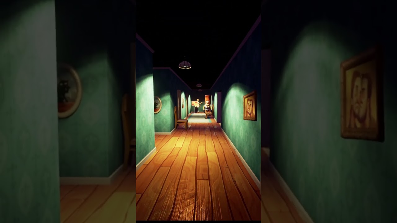 Hello Neighbor alpha 1 remake work in progress #shorts #helloneighbor #unrealengine #fangame
