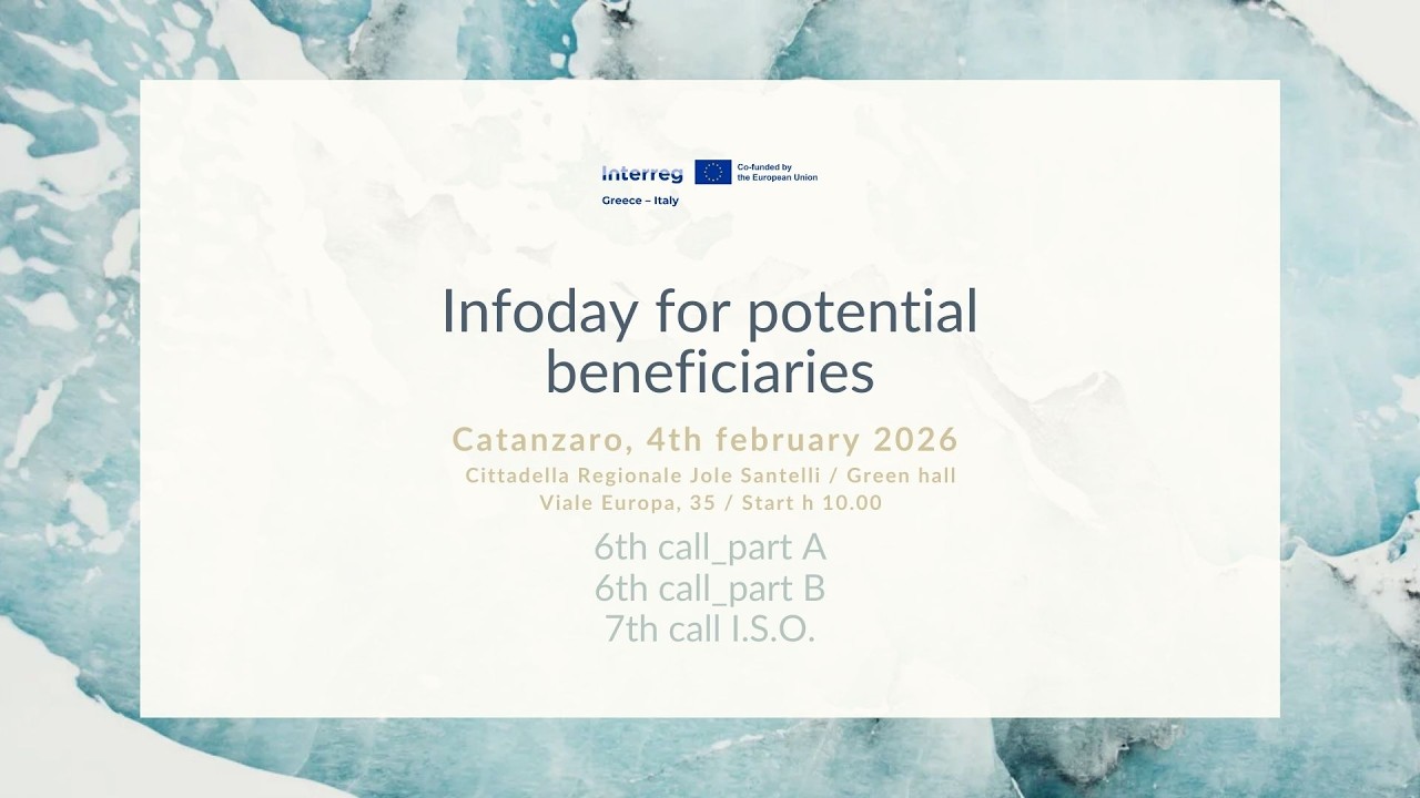 Infoday for potential beneficiaries in Catanzaro (4th February 2026)