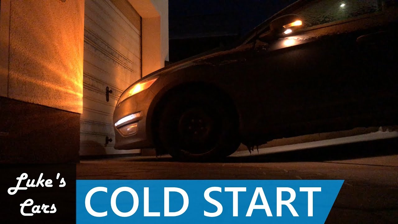 FORD Mondeo MK4 Cold Start -18°C [4K]