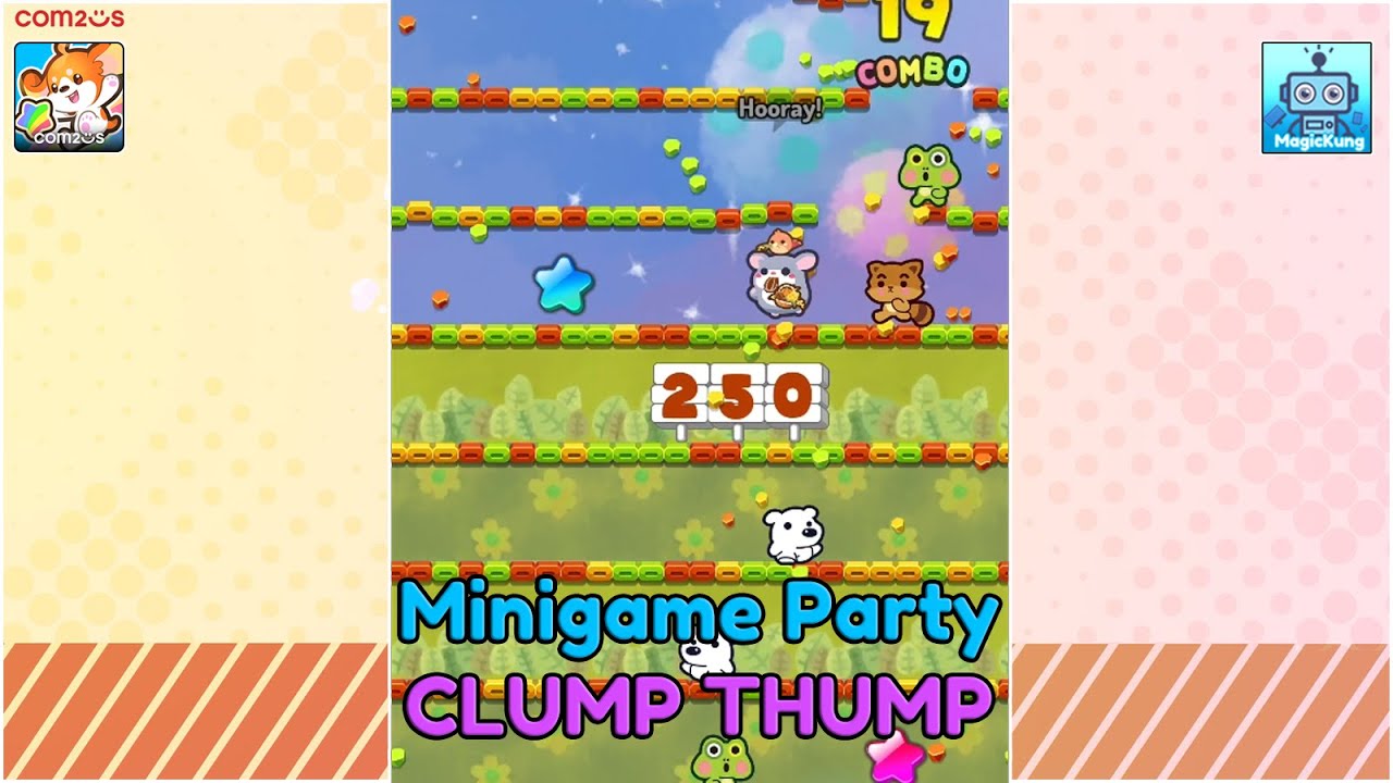 Minigame Party: Pocket Edition - How to play Clump Thump Gameplay Digging game Com2us XPLA P2E