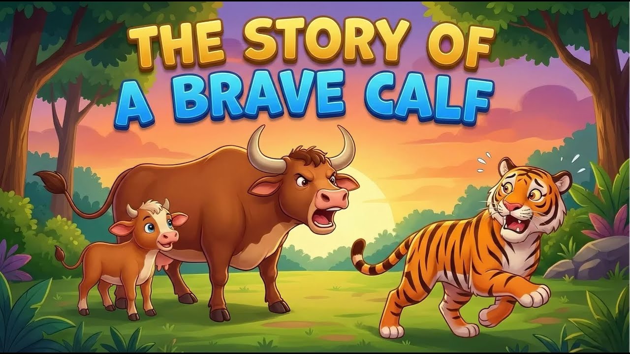 The Story of a Brave Calf | A Powerful Moral Story About Courage