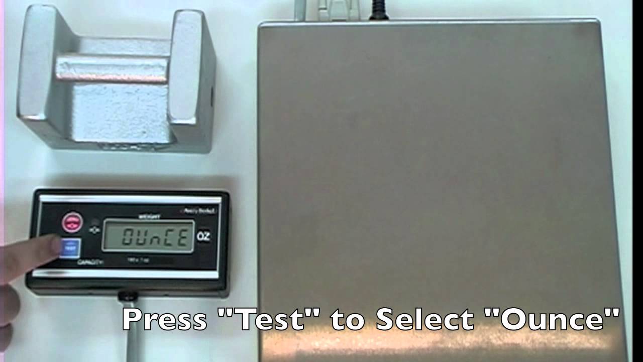 How to Calibrate your Avery Berkel or Avery Weigh-Tronix 6712 Frozen Yogurt POS Ounce Scale