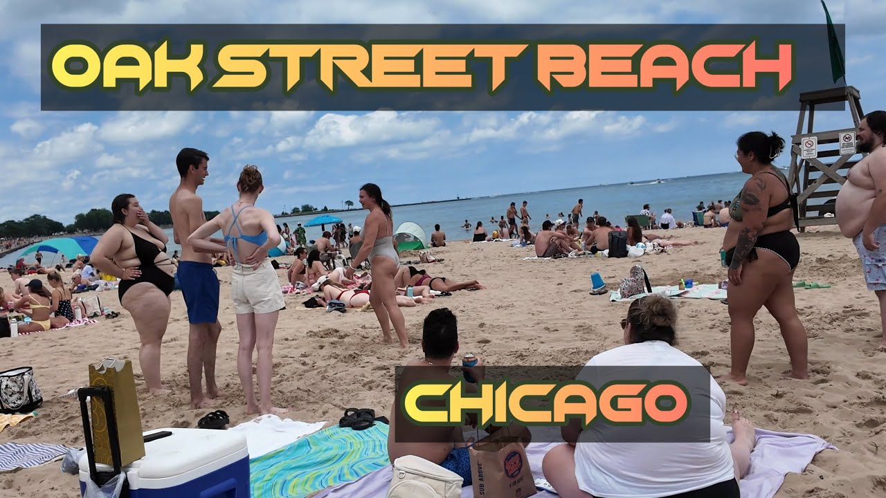 4K HDR Oak Street Beach, Chicago.